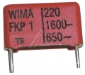 Wima Fkp1 Pulse Capacitor - 220pf-1600v Fkp1t002204b00jssd Fkp1 Pulse Capacitor Rm=15mm